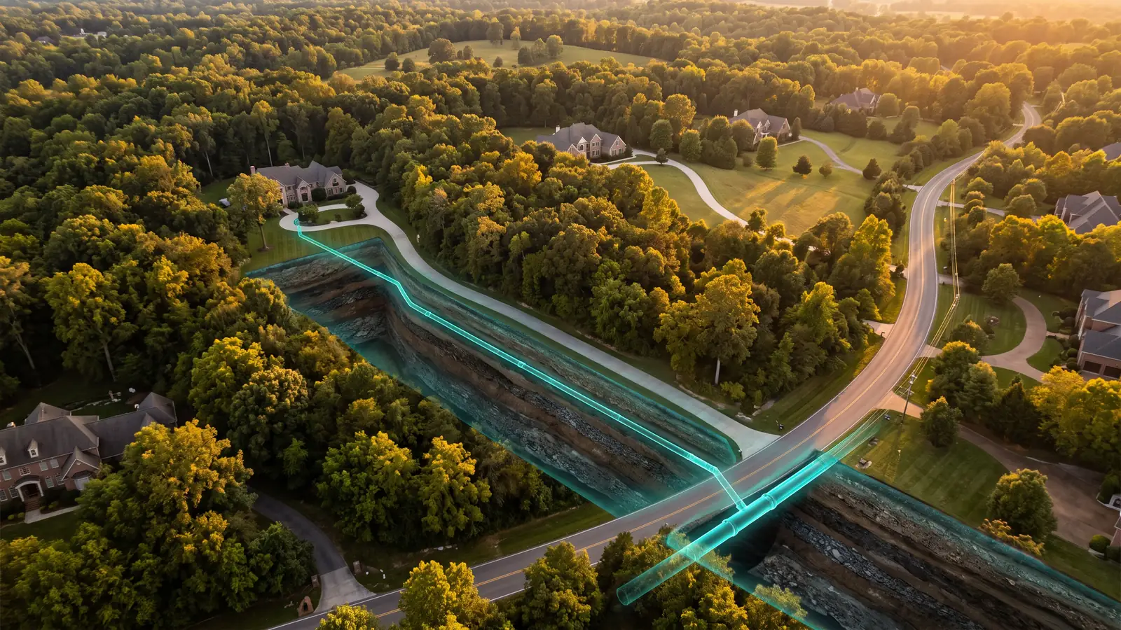 Trenchless pipe repair in Brentwood, Tennessee