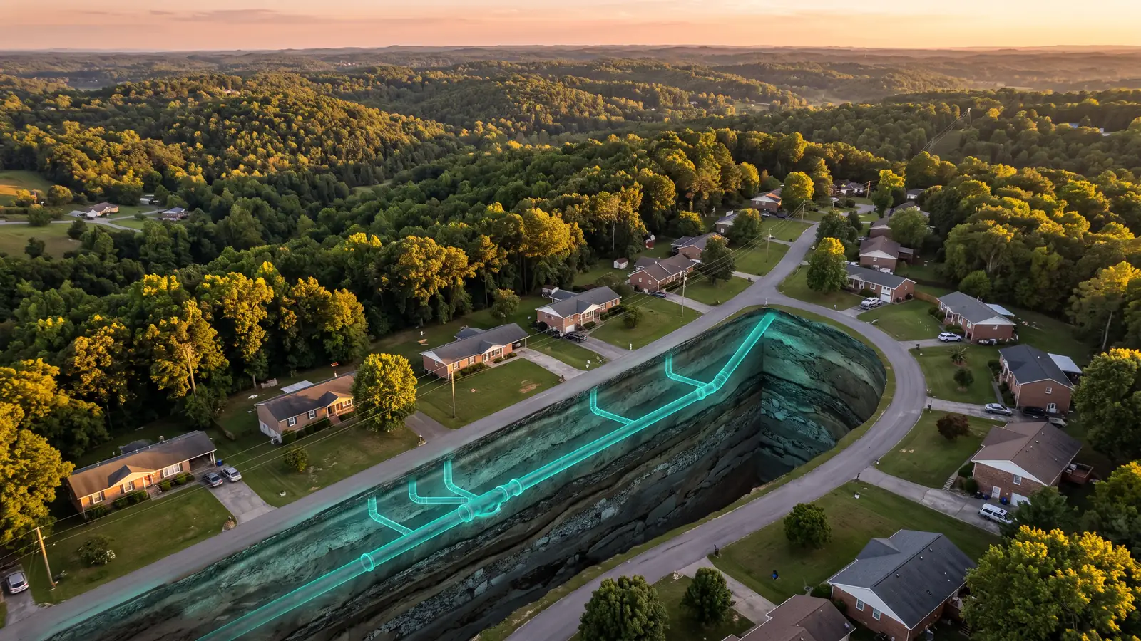 Trenchless pipe repair in Dickson, Tennessee