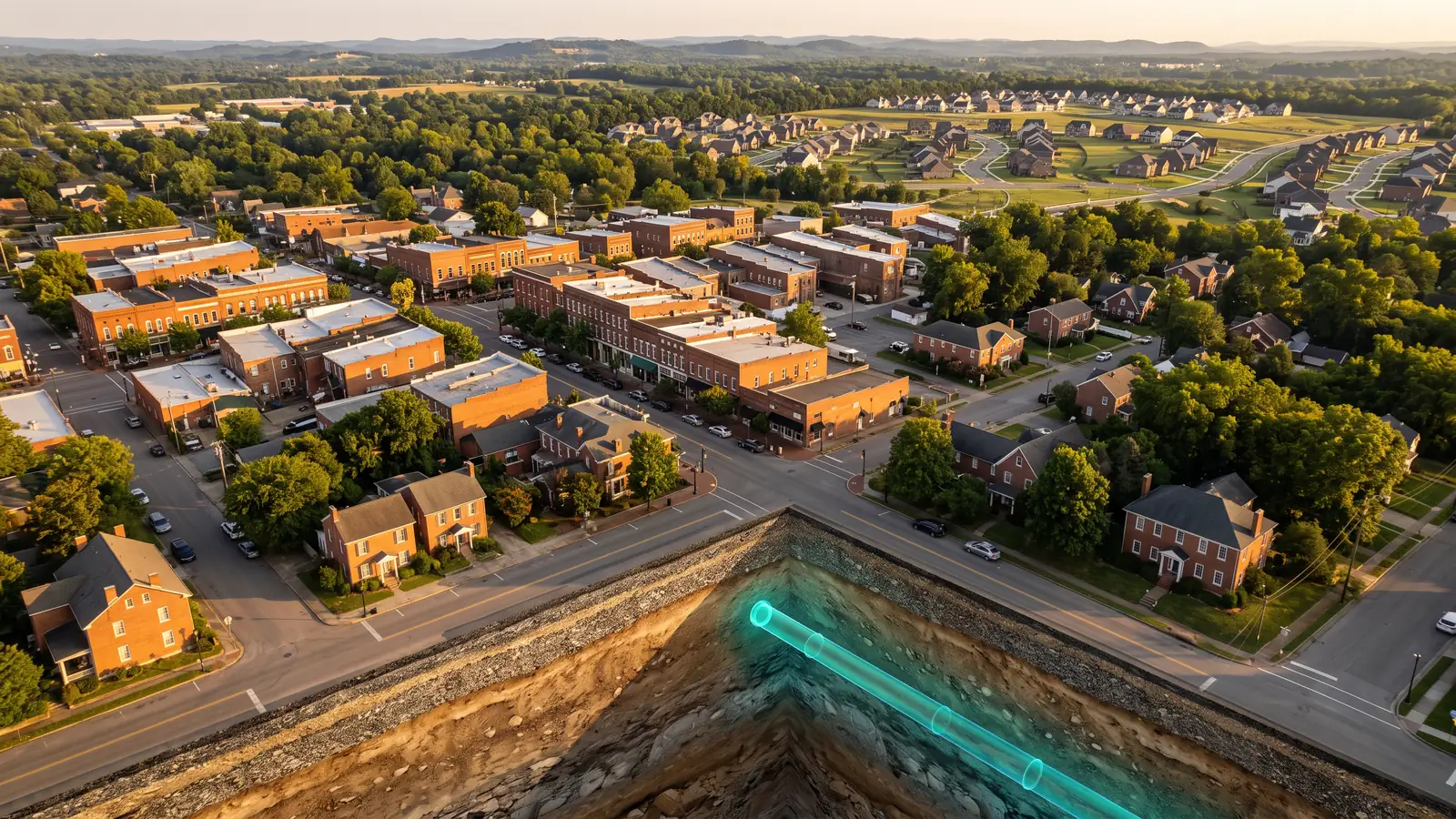 Trenchless pipe repair in Gallatin, Tennessee