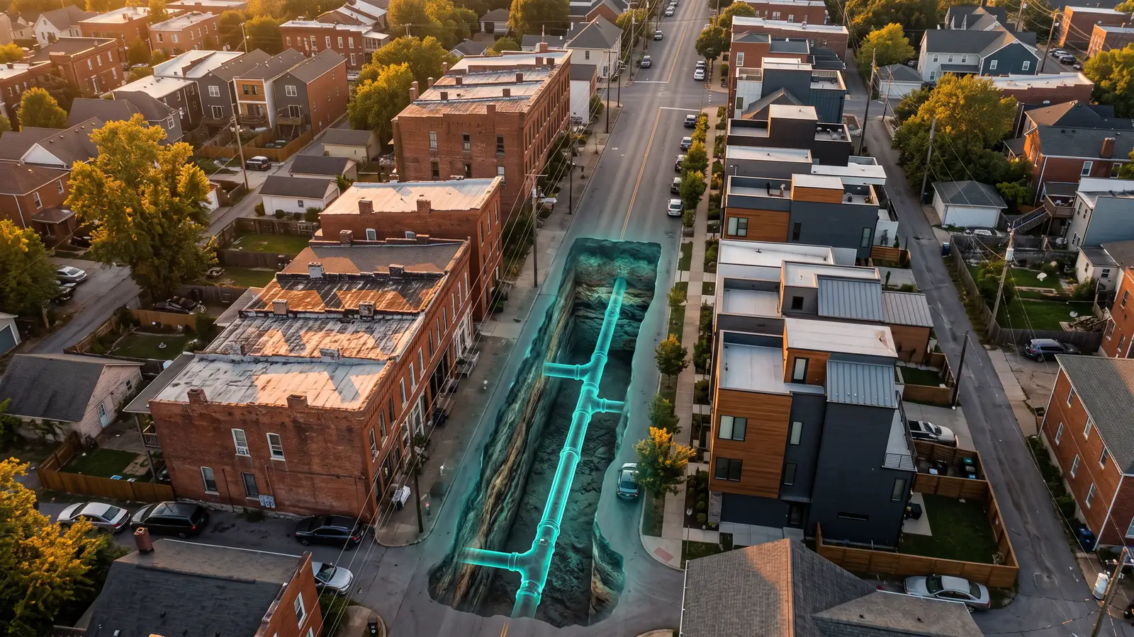 Trenchless pipe repair in Germantown, Tennessee