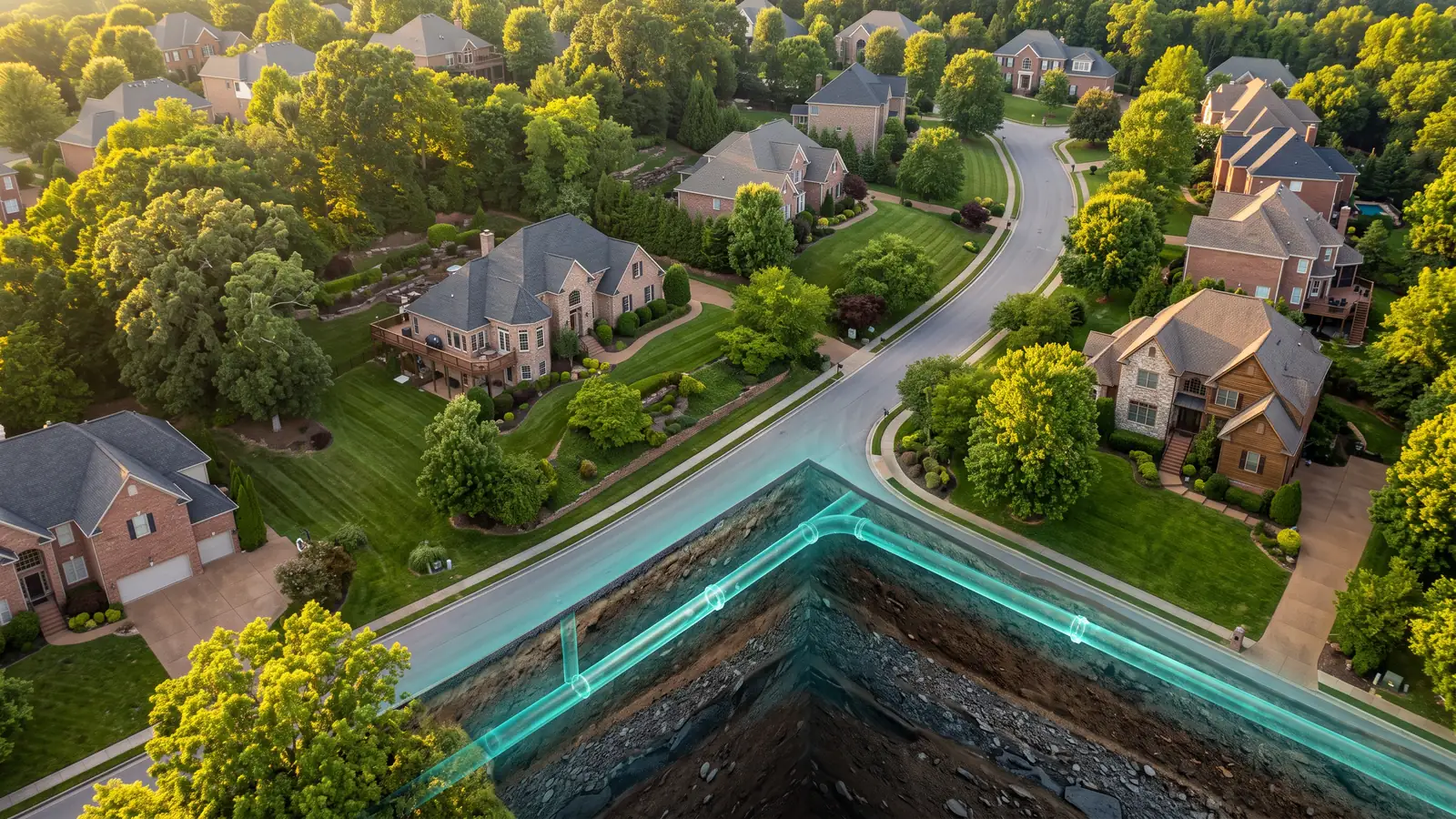 Trenchless pipe repair in Green Hills, Tennessee