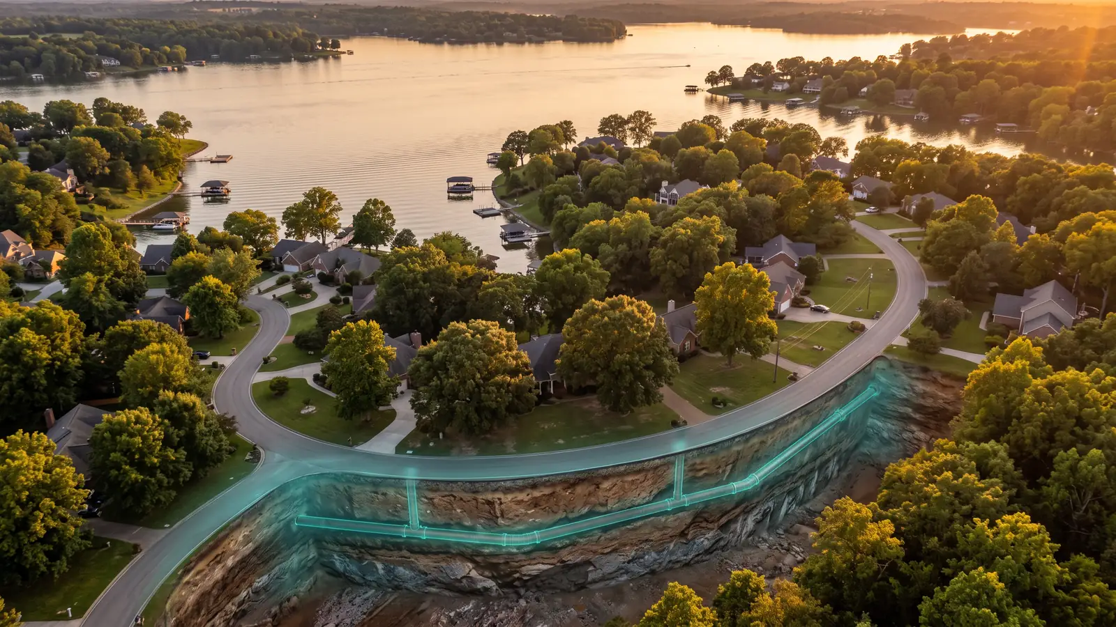 Trenchless pipe repair in Hendersonville, Tennessee