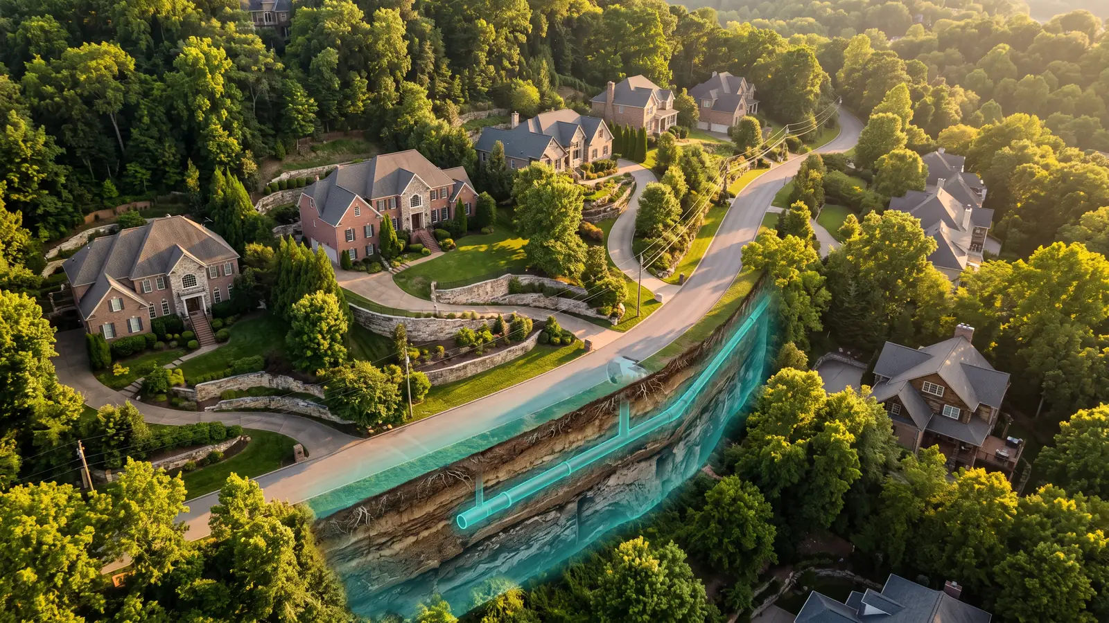Trenchless pipe repair in Oak Hill, Tennessee