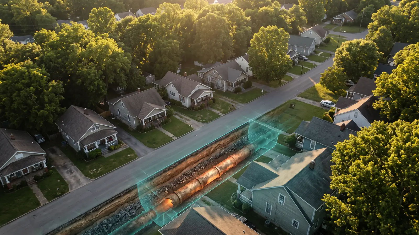 Trenchless pipe repair in Old Hickory, Tennessee