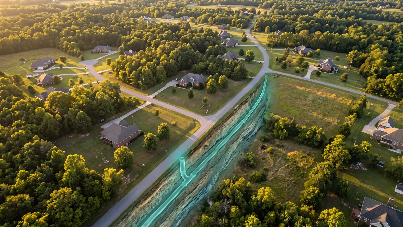 Trenchless pipe repair in Pleasant View, Tennessee