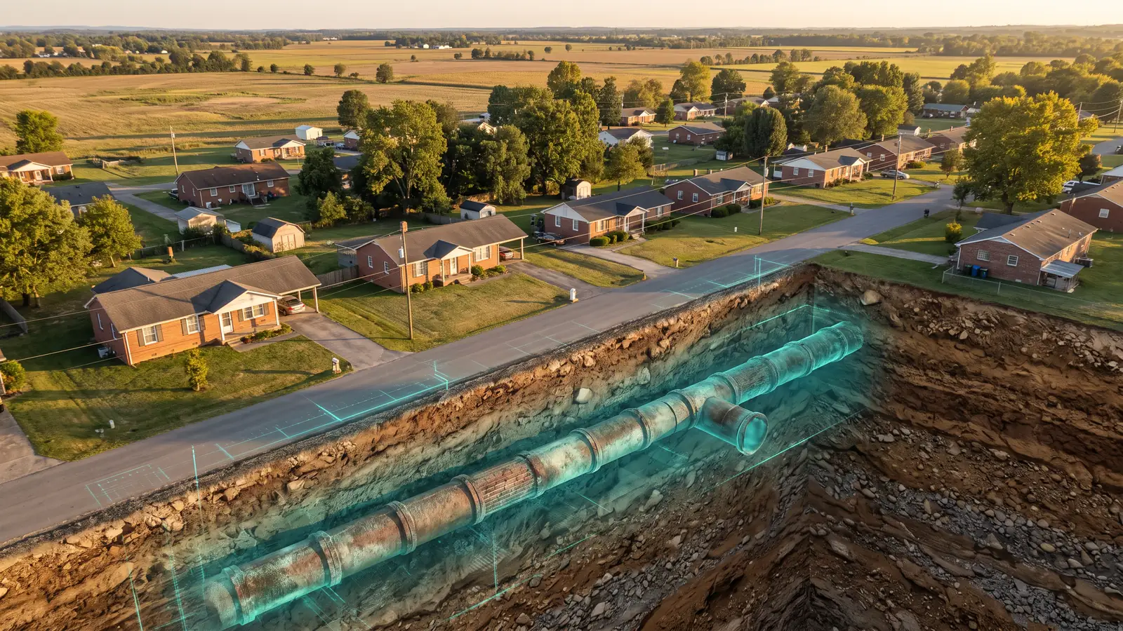 Trenchless pipe repair in Springfield, Tennessee