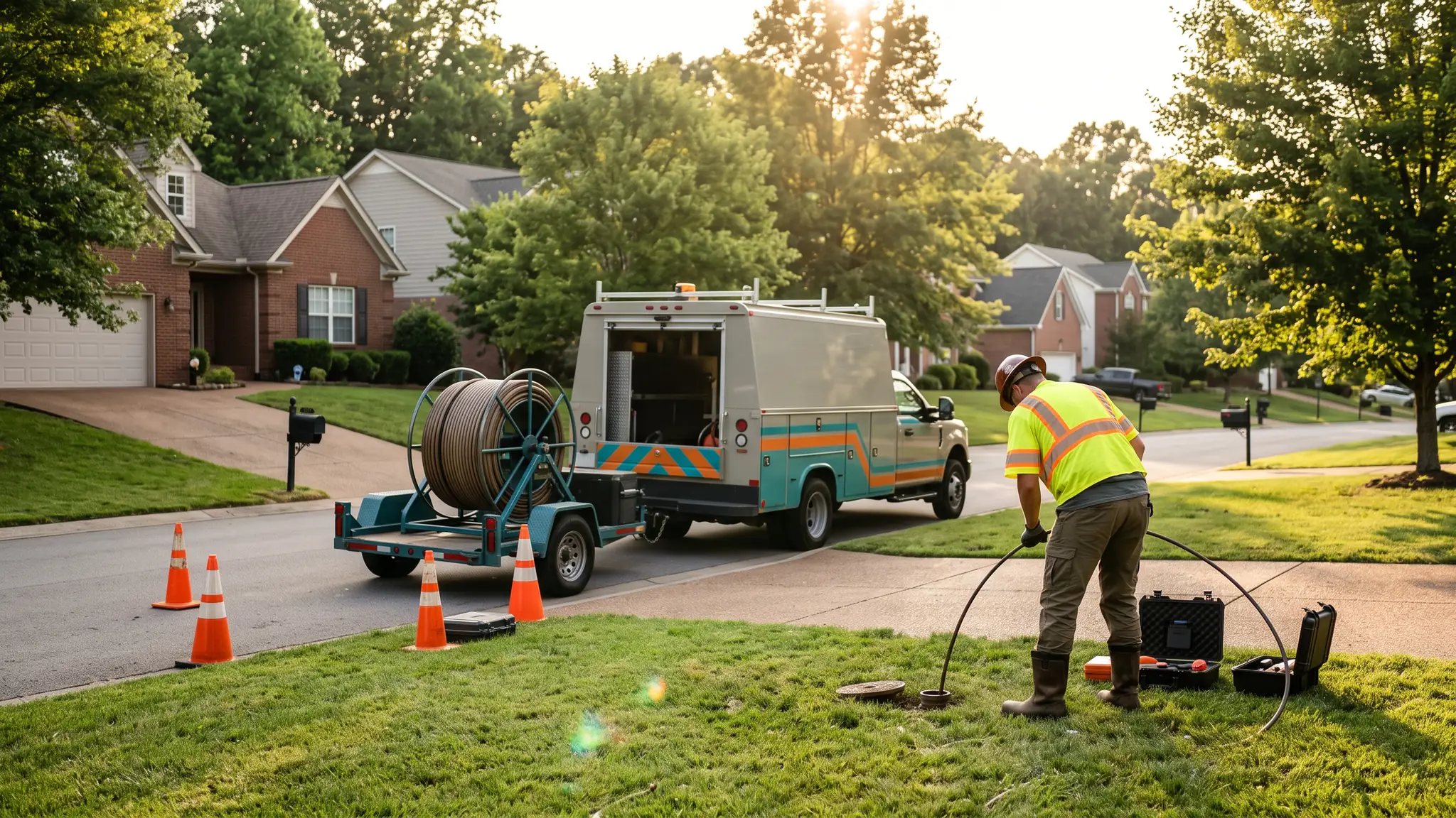 Trenchless underground pipe repair in Middle Tennessee