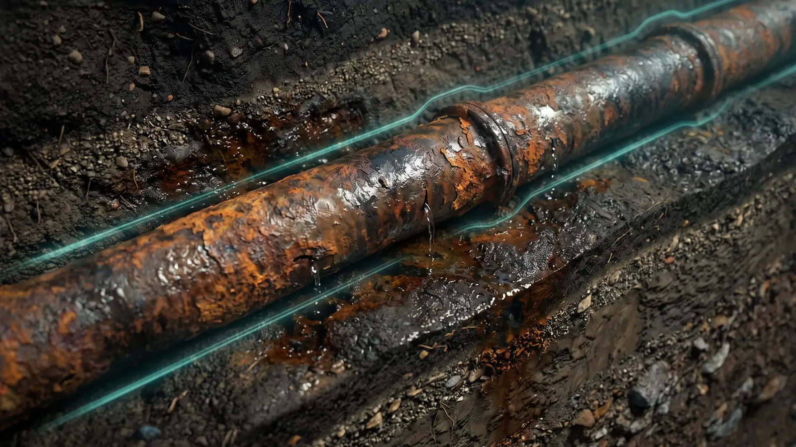 Corroded and Leaking Pipe Repair in Nashville