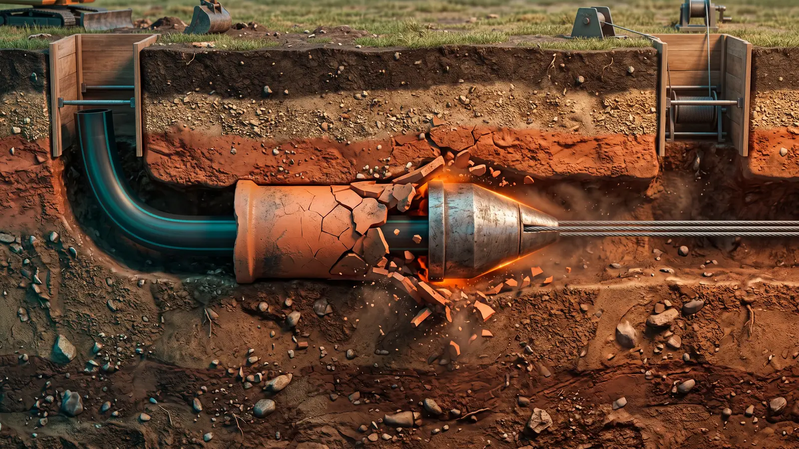 Pipe Bursting Sewer Replacement in Nashville